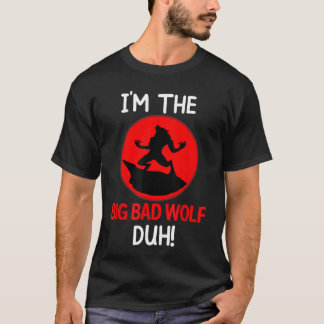 Camiseta Traje de lobo malo Imhe divertido DIY Halloween pa