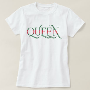 Camiseta traje de lujo de reina regalo único logo de diseña