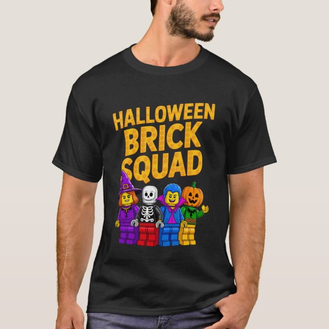 Camiseta Traje de Maestro Constructor de Ladrillo de Hallow (Anverso)