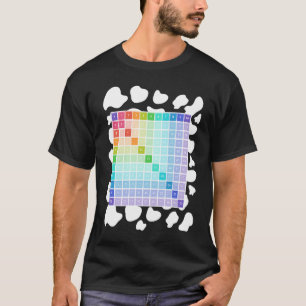 Camiseta Traje de matemáticas con estampado de vaca para ni