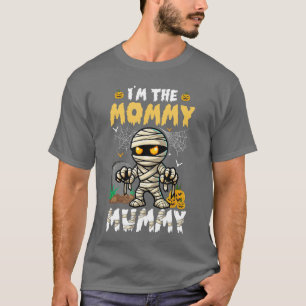 Camiseta Traje de Momia de Halloween de Terror para Mamá Im