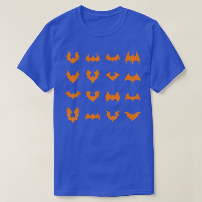 Camiseta Traje de murciélagos de Halloween (Diseño del anverso)