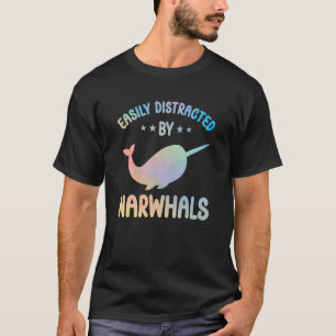 Camiseta Traje de Narwhal para la mujer de ropa de amante d