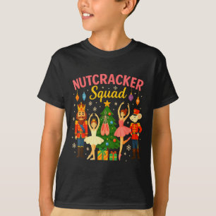 Camiseta Traje de Navidad del escuadrón de ballet Cascanuec