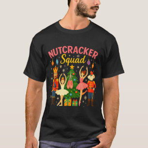 Camiseta Traje de Navidad del escuadrón de ballet Nutcracke