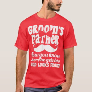 Camiseta Traje de novio para padre del novio para hombre Pa