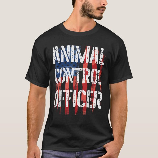 Camiseta Traje de Oficial de Control de Animales Tee Gran D (Anverso)