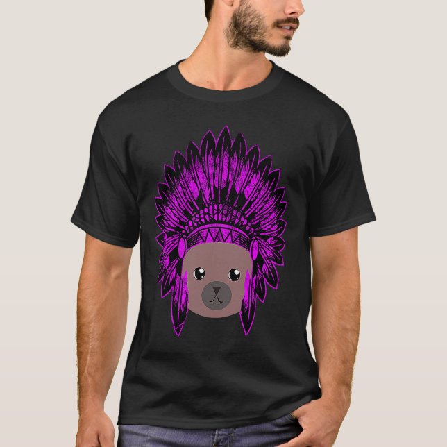 Camiseta Traje de oso de osito de peluche dulce indio (Anverso)