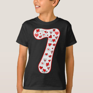 Camiseta Traje de pareja número 7 Duo 67 Meme Seis Siete Va