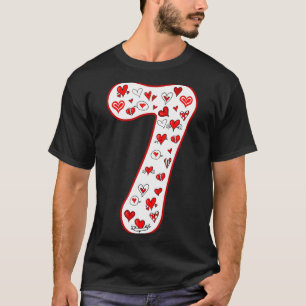 Camiseta Traje de pareja número 7 Duo 67 Meme Seis Siete Va