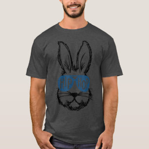 Camiseta Traje de Pascua Regalos Niños Chicas Hip Hop Bunny