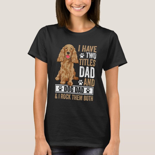 Camiseta Traje de perro Cocker Spaniel   Cocker Spaniel (Anverso)