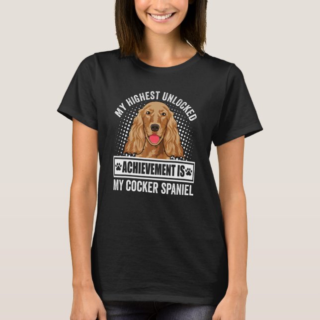 Camiseta Traje de perro Cocker Spaniel  Cocker Spaniel (Anverso)