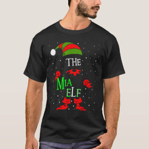 Camiseta Traje de pijama de Navidad familiar a juego de Mia