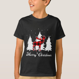 Camiseta Traje de pijama de Navidad para familia de alces a
