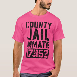 Camiseta Traje de preso de hombres y mujeres reclusos en la