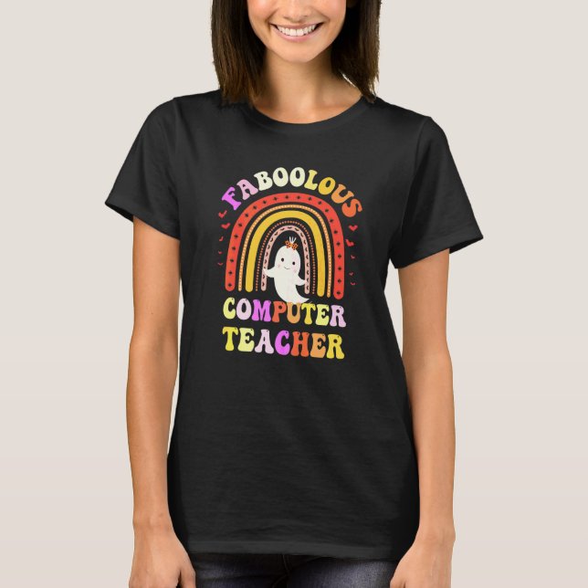 Camiseta Traje de PROFESOR DE COMPUTADORA Faboolous Esto Es (Anverso)