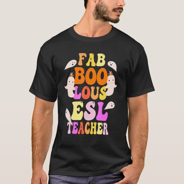 Camiseta Traje de PROFESOR DE ESL Faboolous Este Es Mi Espe (Anverso)