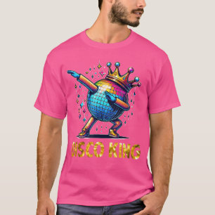 Camiseta Traje de Rey del Disco Luces Disco LED Fiestas de 