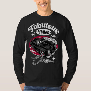 Camiseta Traje de Rockabilly 50s Sock Hop Rock And Roll Gre