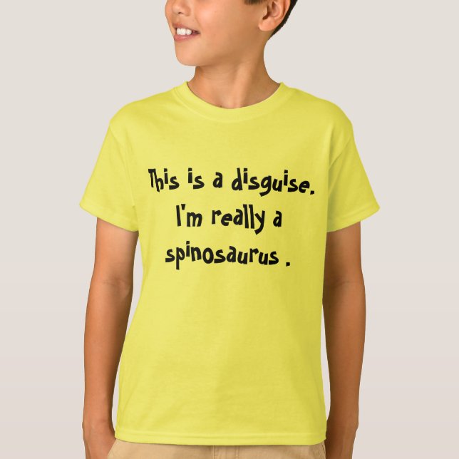Camiseta Traje de Spinosaurus (Anverso)
