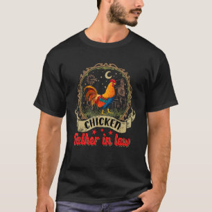 Camiseta Traje de suegro de pollo vintage granjero de pollo