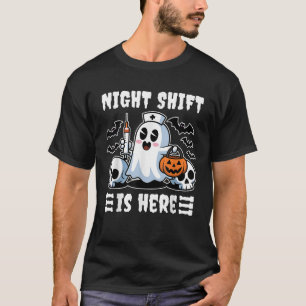 Camiseta Traje de tripulación de Halloween de enfermeras fa