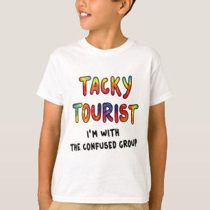 Camiseta Traje de turista hortera de vacaciones tinte de nu