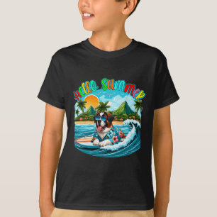 Camiseta Traje de verano St. Bernard Sungles surfeando en l