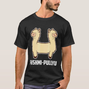 Camiseta Traje de yoga de alpaca llama Me gusta Pushmi Pull