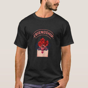 Camiseta Traje del día de Galentines de mujeres Amistad fem