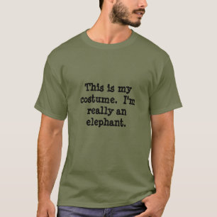 Camiseta Traje del elefante