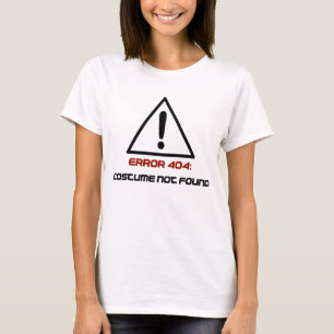 Camiseta Traje del error 404 no encontrado