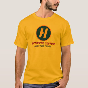 Camiseta Traje del super héroe - con el monograma de