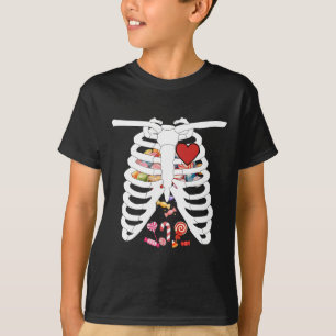 Camiseta Traje divertido de Halloween de caramelo con radio