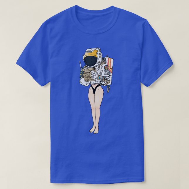 Camiseta traje espacial astronauta legstronauta (Diseño del anverso)