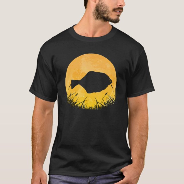 Camiseta Traje fácil de Halloween de lenguado comida pez lu (Anverso)