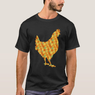 Camiseta Traje Fácil de Halloween de Pollo Gallina Ave Case
