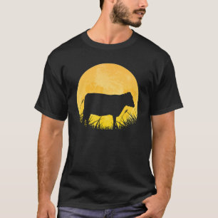 Camiseta Traje fácil de Halloween para vaca Ternera Granja 
