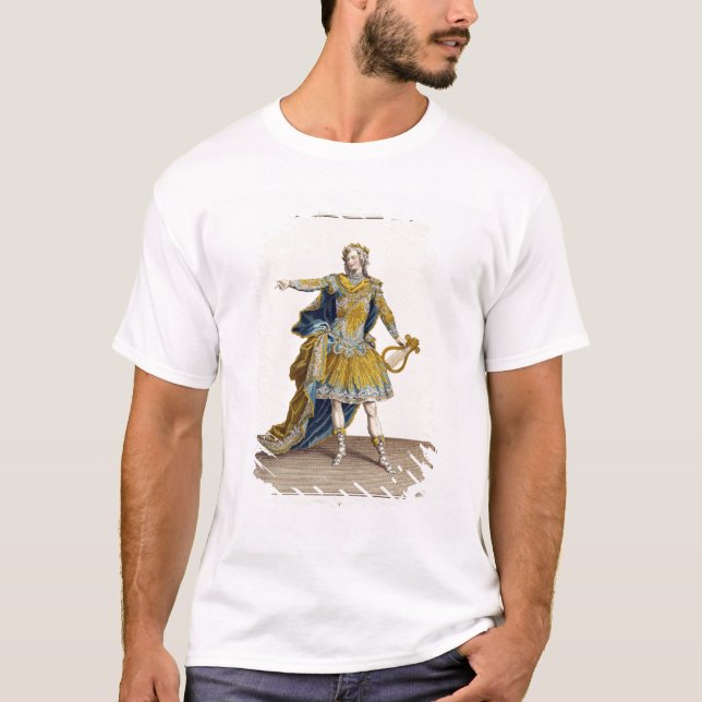 Camiseta Traje para Apolo en la ópera "Phaethon", engrav (Anverso)