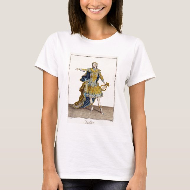 Camiseta Traje para Apolo en la ópera "Phaethon", engrav (Anverso)