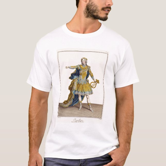 Camiseta Traje para Apolo en la ópera "Phaethon", engrav (Anverso)
