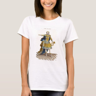 Camiseta Traje para Apolo en la ópera "Phaethon", engrav