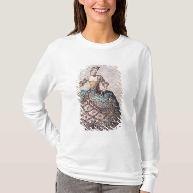 Camiseta Traje para una mujer india (Anverso)