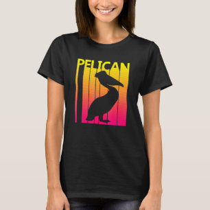 Camiseta Traje Retro de Ave Pelícano