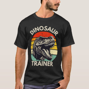 Camiseta Traje Retro de Halloween de Entrenador de Dinosaur