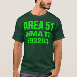 Camiseta Traje Retro de Halloween para Recluso de Área 51 R