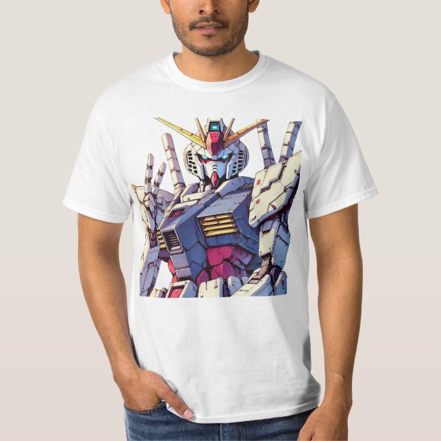 Camiseta Traje robot manga (Anverso)