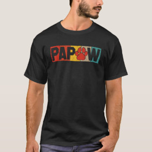 Camiseta Traje Vintage Retro Papa Paw Dueño de Perro Gato M