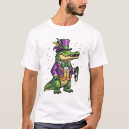Camiseta Traje y corbata de cocodrilo de Mascarada de Mardi